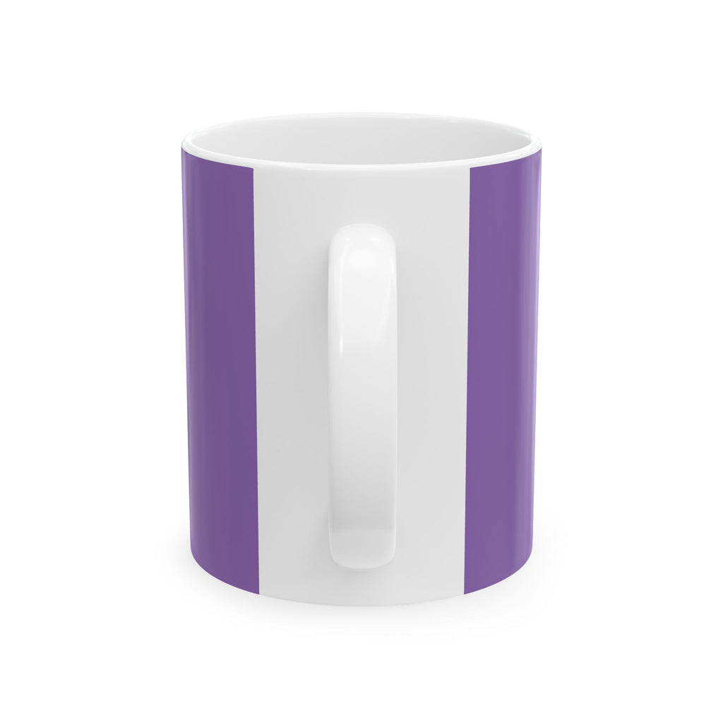 Cosmic Kiss Beauty Ceramic Mug — Neon Alien Lips Graphic (11oz & 15oz)