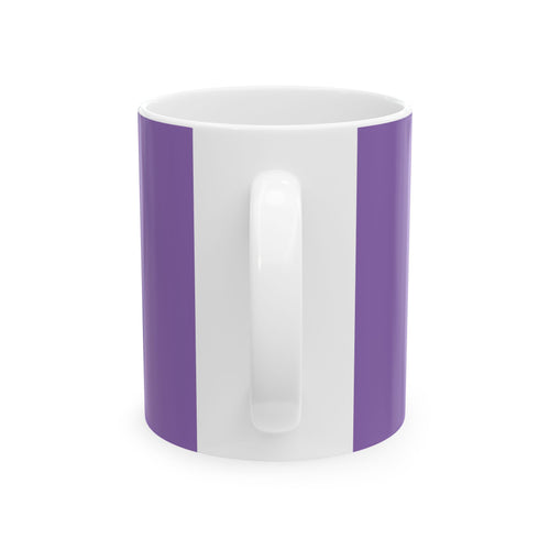 Cosmic Kiss Beauty Ceramic Mug — Neon Alien Lips Graphic (11oz & 15oz)
