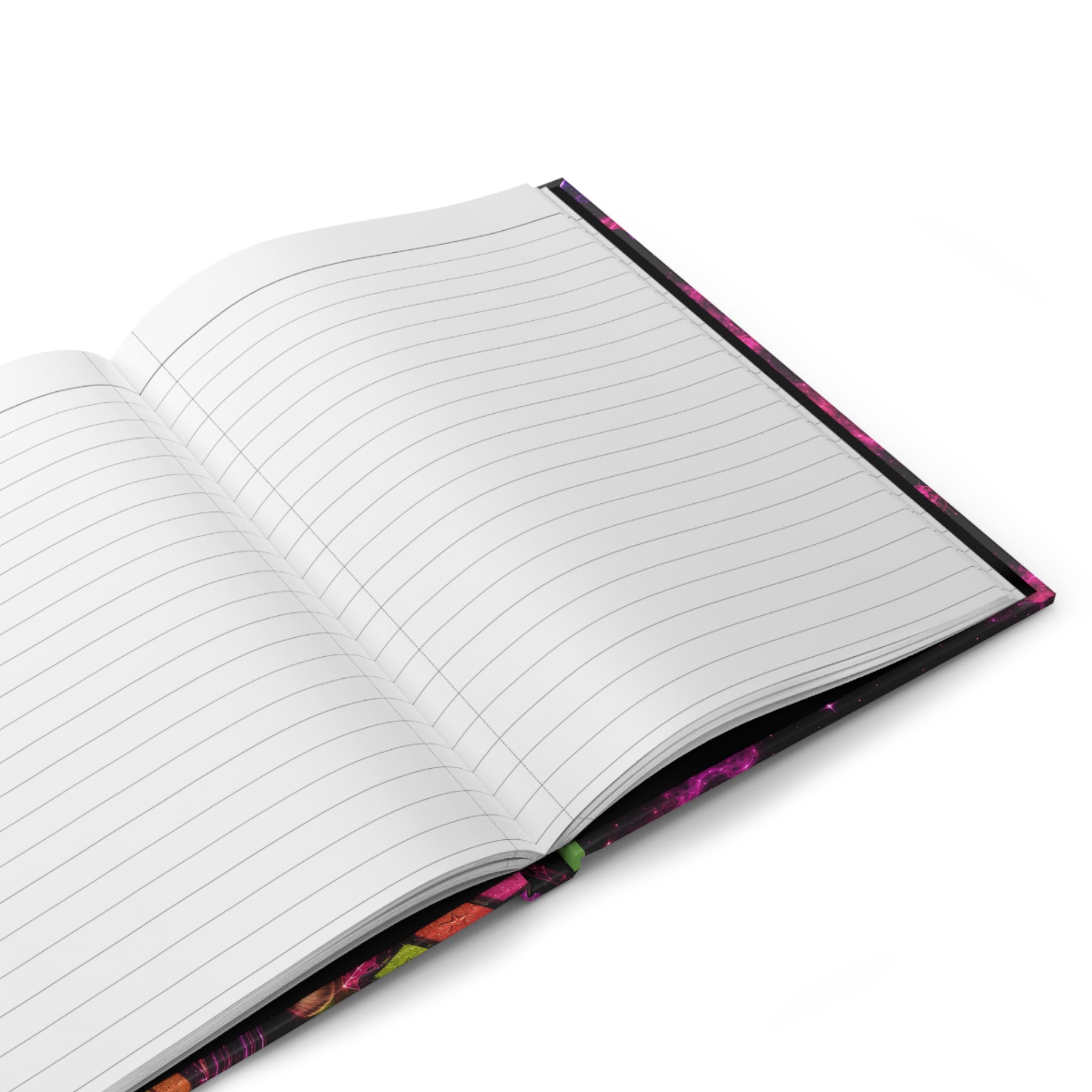 Cosmic Kiss Manifesting Journal — 'Beauty That's Out of This World' Alien Makeup Notebook